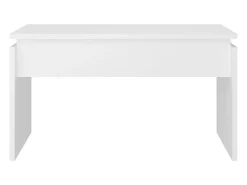 Mesa de centro | Mesa de apoio 68x50x38 cm derivados de madeira Branco