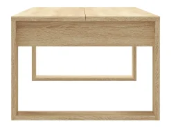 Mesa De Centro| Mesa de centro | Mesa de apoio 102x50x35cm derivados de madeira carvalho sonoma Castanho