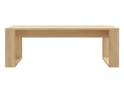 Mesa De Centro| Mesa de centro | Mesa de apoio 102x50x35cm derivados de madeira carvalho sonoma Castanho
