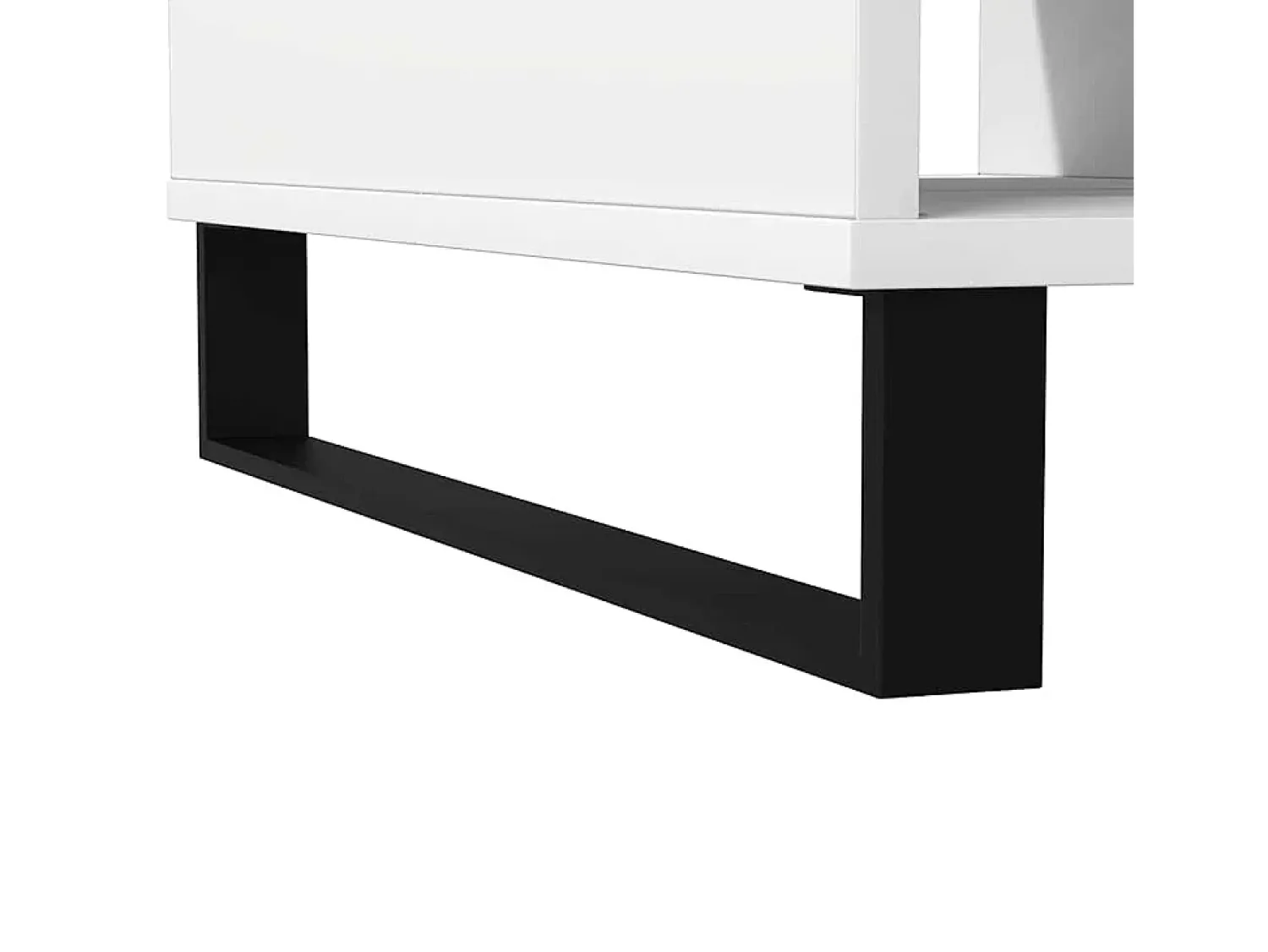 Mesa De Centro* Mesa de centro | Mesa de apoio 104x60x35 cm derivados de madeira Branco