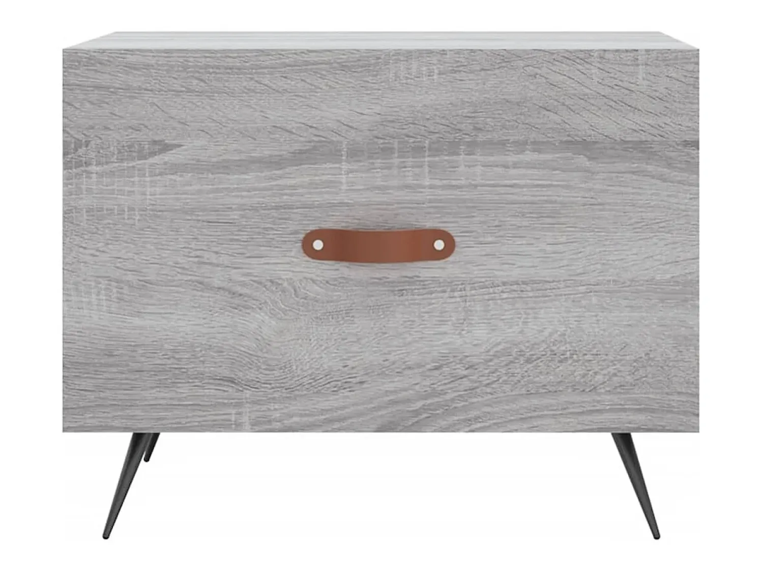 Mesa De Centro| Mesa de centro | Mesa de apoio 50x50x40 cm derivados madeira sonoma cinza Cinzento