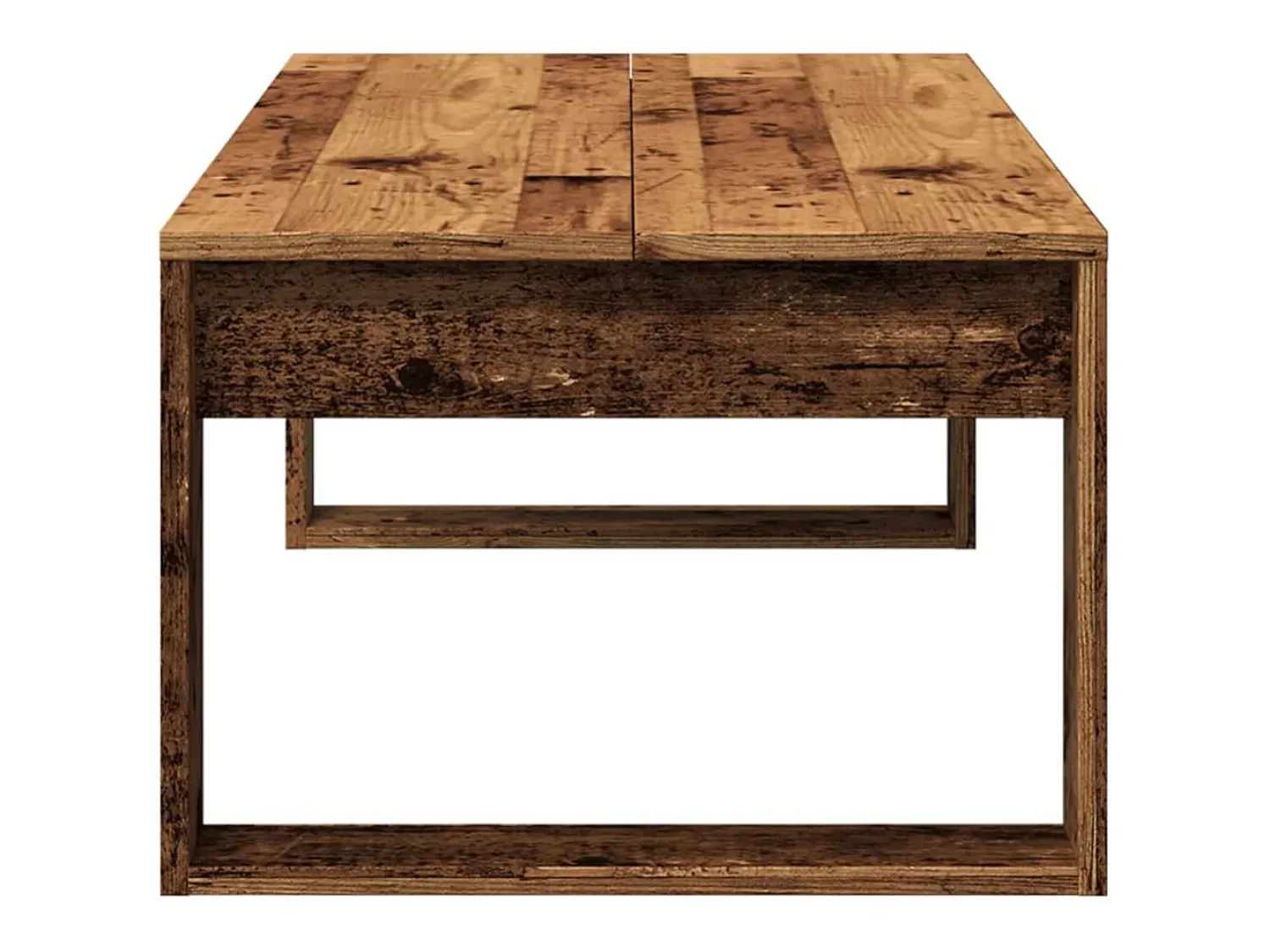 Mesa de centro | Mesa de apoio | Mesa de café 102x50x35 cm derivados de madeira madeira velha^ Mesa De Centro