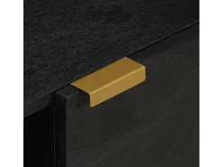 Mesa De Centro| Mesa de centro | Mesa de apoio 100x54x40 cm derivados de madeira Preto