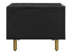 Mesa De Centro| Mesa de centro | Mesa de apoio 100x54x40 cm derivados de madeira Preto