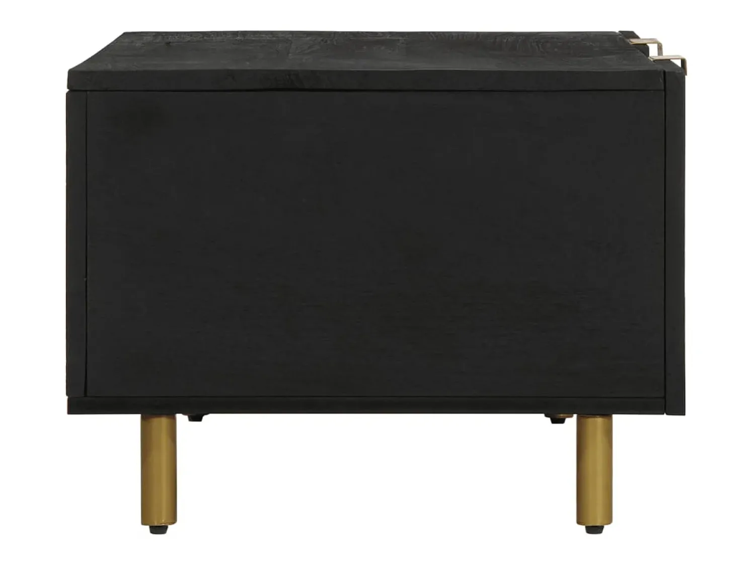 Mesa De Centro| Mesa de centro | Mesa de apoio 100x54x40 cm derivados de madeira Preto