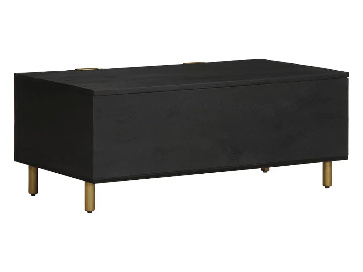 Mesa De Centro| Mesa de centro | Mesa de apoio 100x54x40 cm derivados de madeira Preto