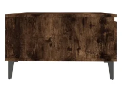Mesa de centro | Mesa de apoio 90x60x35 cm derivados de madeira carvalho fumado^ Mesa De Centro