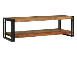 Clearance Mesa de centro | Mesa de apoio | Mesa de café Madeira de acácia maciça Castanho