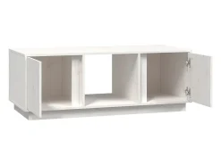 Mesa De Centro* Mesa de centro | Mesa de apoio 110x50x40 cm pinho maciço Branco