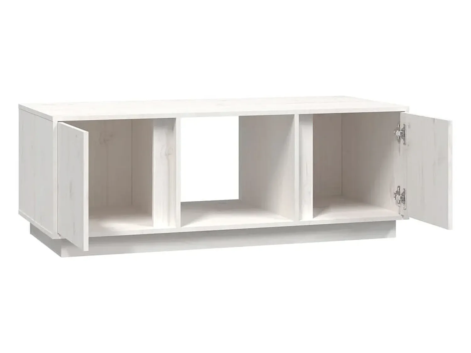 Mesa De Centro* Mesa de centro | Mesa de apoio 110x50x40 cm pinho maciço Branco