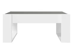Mesa de centro | Mesa de apoio luzes LED Infinity 70x53x30 cm^ Mesa De Centro