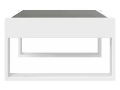 Mesa de centro | Mesa de apoio luzes LED Infinity 70x53x30 cm^ Mesa De Centro