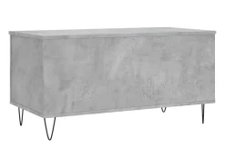 Mesa De Centro* Mesa de centro | Mesa de apoio 90x44.5x45 derivados de madeira cimento Cinzento