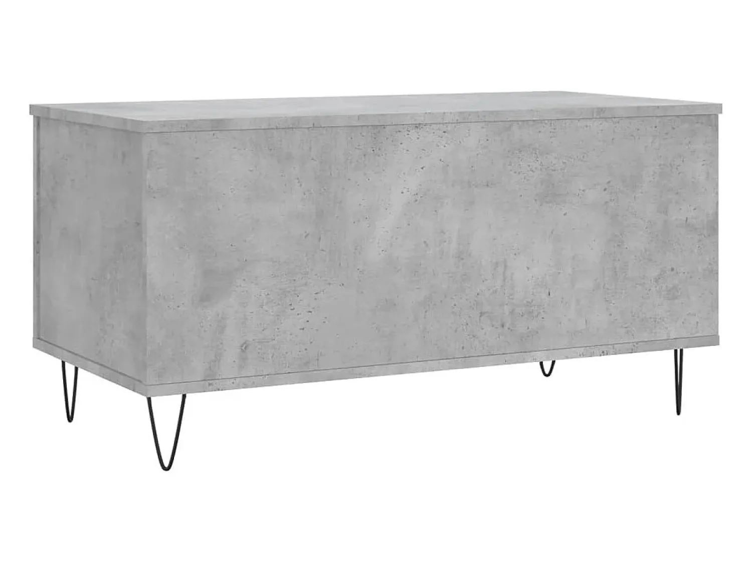 Mesa De Centro* Mesa de centro | Mesa de apoio 90x44.5x45 derivados de madeira cimento Cinzento