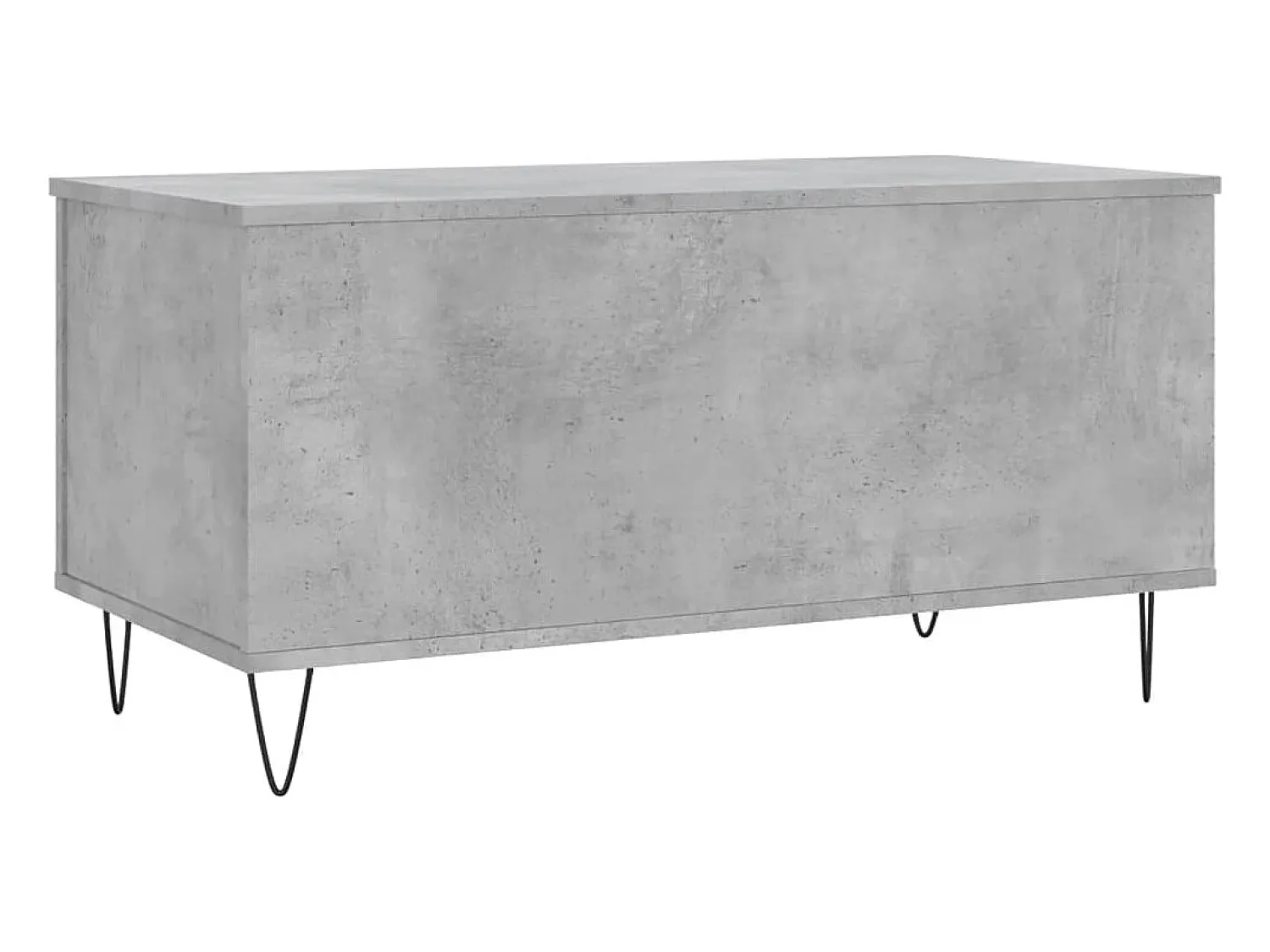 Mesa De Centro* Mesa de centro | Mesa de apoio 90x44.5x45 derivados de madeira cimento Cinzento