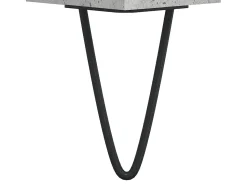 Mesa De Centro* Mesa de centro | Mesa de apoio 90x44.5x45 derivados de madeira cimento Cinzento