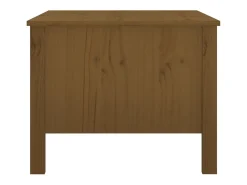 Online Mesa de centro | Mesa de apoio 100x50x40 cm pinho maciço mel Castanho