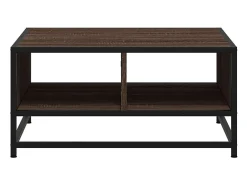 Mesa de centro | Mesa de apoio derivados de madeira e metal carvalho^ Mesa De Centro