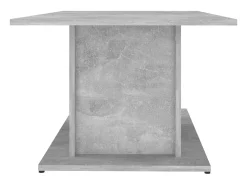 Mesa de centro | Mesa de apoio 102x55.5x40 cm contraplacado cimento^ Mesa De Centro