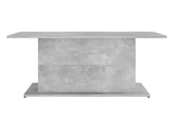 Mesa de centro | Mesa de apoio 102x55.5x40 cm contraplacado cimento^ Mesa De Centro