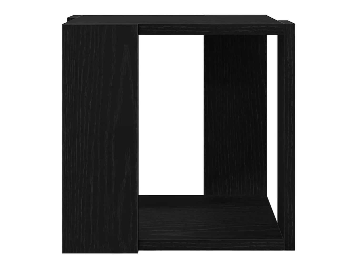 Mesa De Centro* Mesa de centro | Mesa de apoio Carvalho 32x32x30 cm Preto