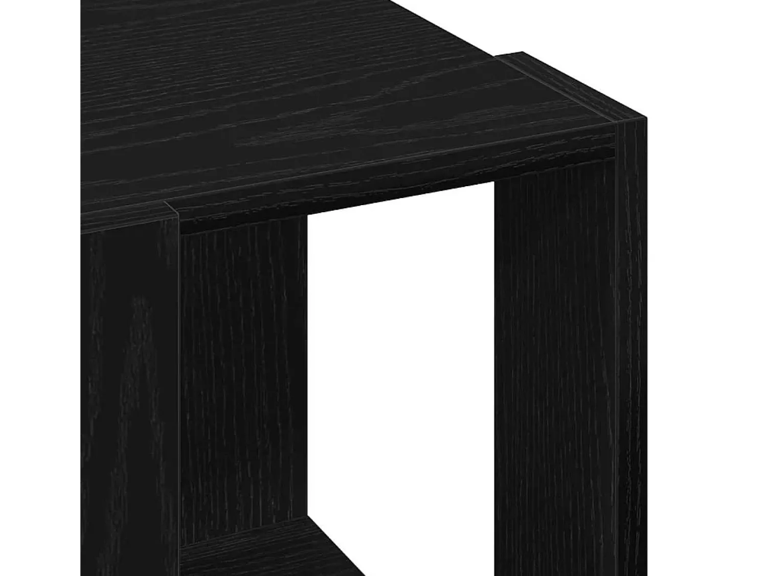 Mesa De Centro* Mesa de centro | Mesa de apoio Carvalho 32x32x30 cm Preto