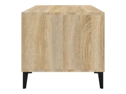 Mesa de centro | Mesa de apoio 90x49x45 cm derivados de madeira carvalho sonoma^ Mesa De Centro