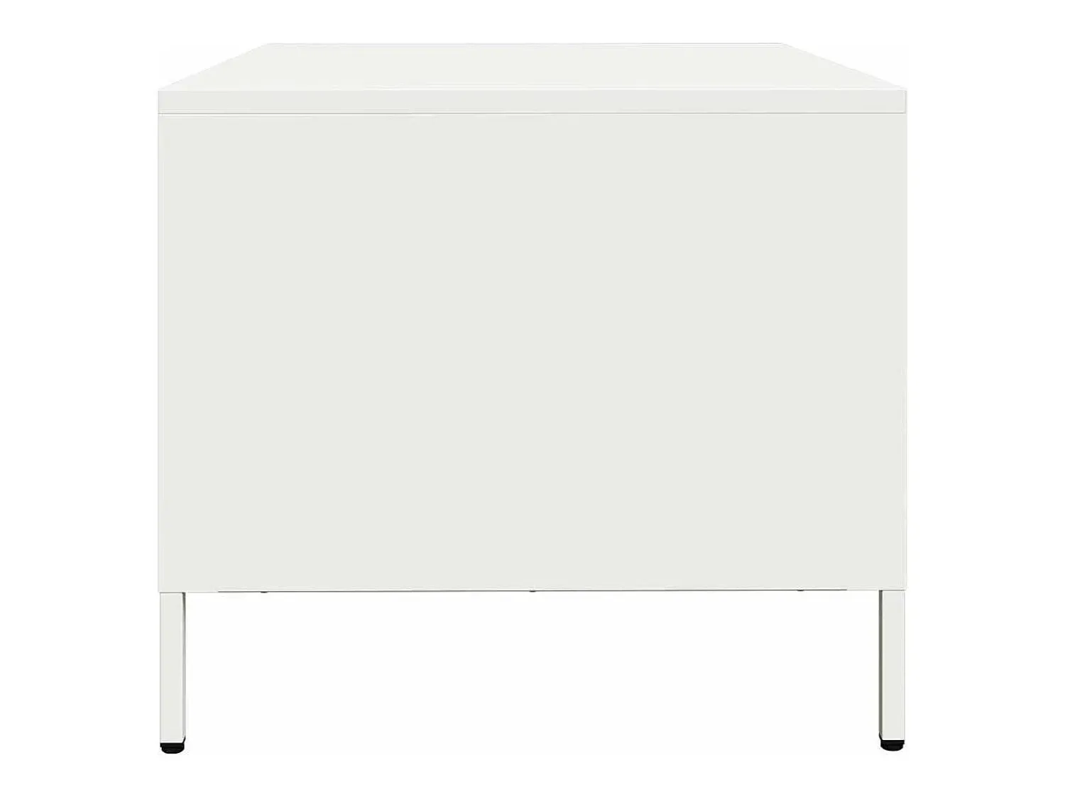 Discount Mesa de centro | Mesa de apoio 101.5x50x43.5 cm aço laminado a frio Branco