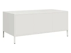 Discount Mesa de centro | Mesa de apoio 101.5x50x43.5 cm aço laminado a frio Branco