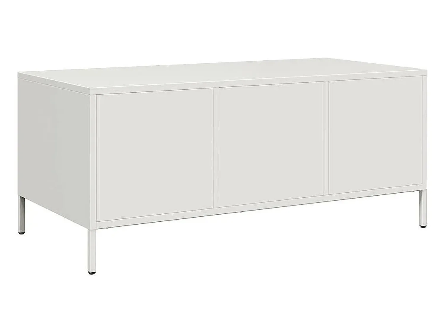 Discount Mesa de centro | Mesa de apoio 101.5x50x43.5 cm aço laminado a frio Branco