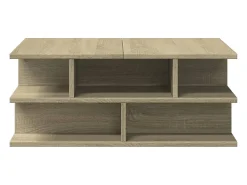 Mesa De Centro| Mesa de centro | Mesa de apoio 70x70x29 cm contraplacado carvalho sonoma Castanho
