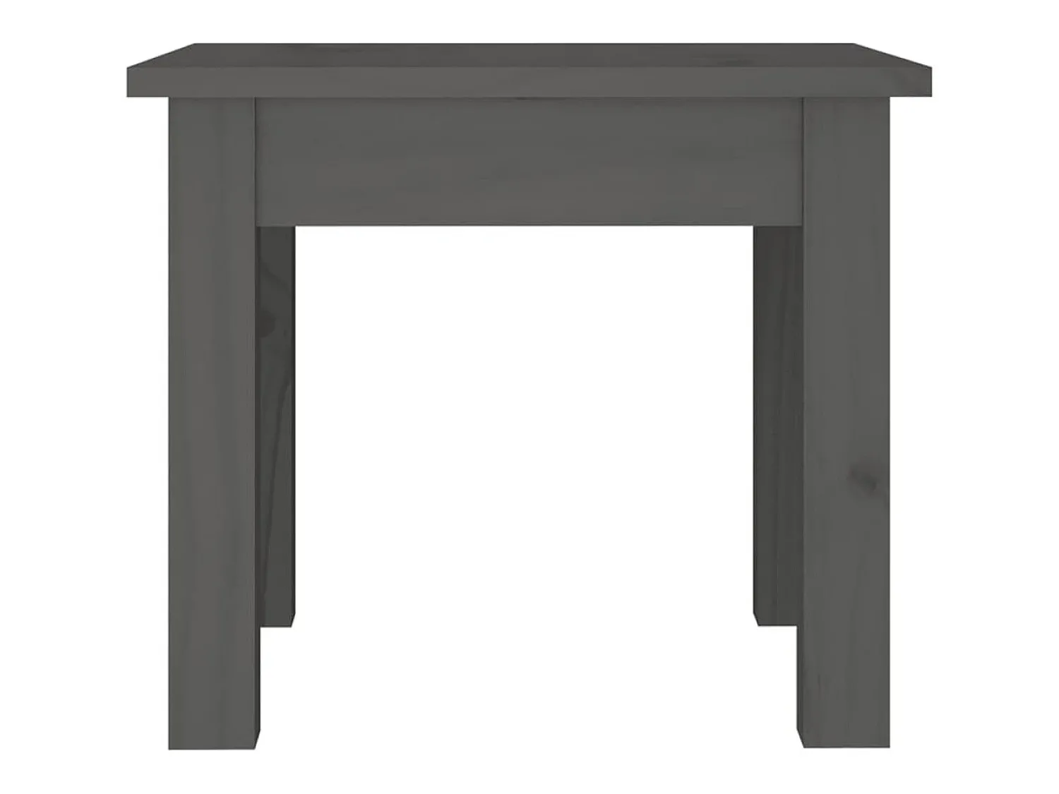 Mesa De Centro* Mesa de centro | Mesa de apoio 35x35x30 cm madeira de pinho maciça Cinzento
