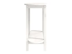 Best Mesa de centro | Mesa de apoio | Mesa consola 110x40x80 cm pinho maciço Branco