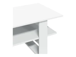 Mesa De Centro* Mesa de centro | Mesa de apoio 102x55x42 cm derivados de madeira Branco