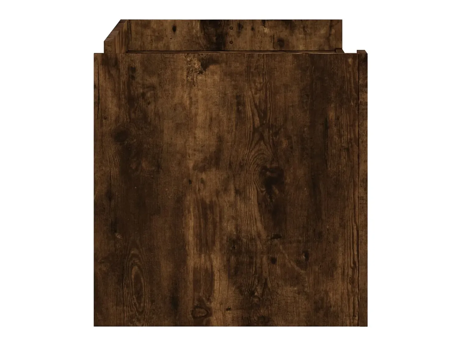 Mesa De Centro| Mesa de centro | Mesa de apoio 100x50x50cm derivados de madeira carvalho fumado Castanho