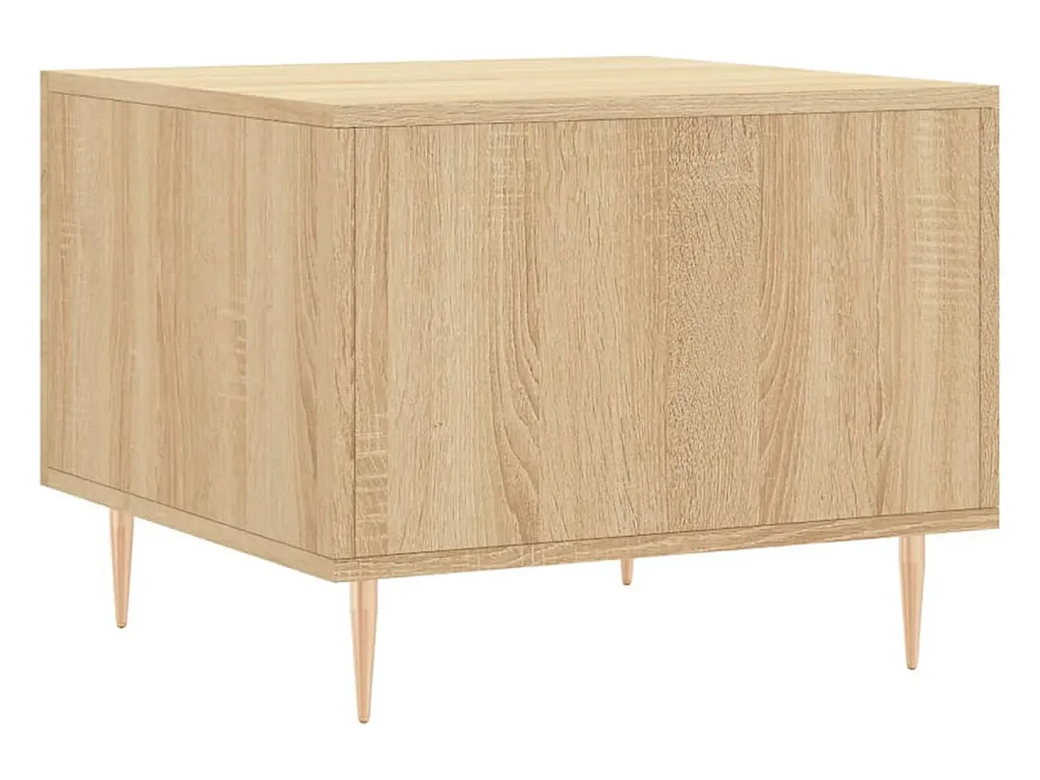 Mesa de centro | Mesa de apoio 50x50x40 cm derivados de madeira carvalho sonoma^ Mesa De Centro