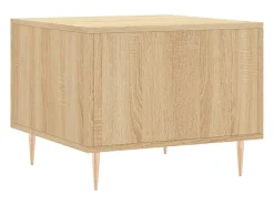 Mesa de centro | Mesa de apoio 50x50x40 cm derivados de madeira carvalho sonoma^ Mesa De Centro