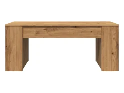 Mesa de centro | Mesa de apoio | Mesa de café 102x55x42cm derivados de madeira carvalho artisiano^ Mesa De Centro