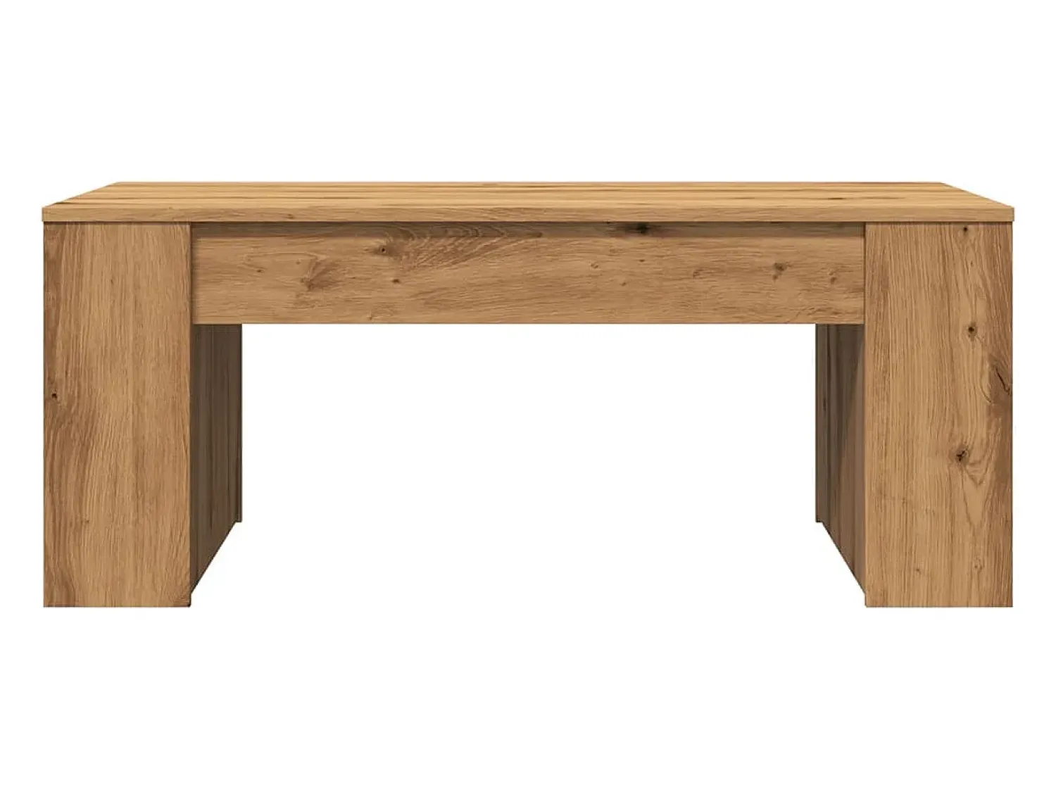 Mesa de centro | Mesa de apoio | Mesa de café 102x55x42cm derivados de madeira carvalho artisiano^ Mesa De Centro