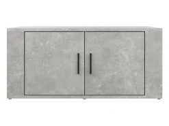 Mesa De Centro* Mesa de centro | Mesa de apoio 80x50x36 cm derivados madeira cimento Cinzento