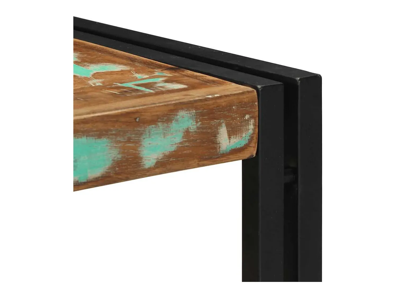 Mesa de centro | Mesa de apoio 40x40x35 cm madeira maciça recuperada^ Mesa De Centro