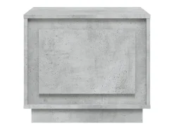 Mesa De Centro| Mesa de centro | Mesa de apoio 51x50x44 cm derivados de madeira cinza cimento Cinzento