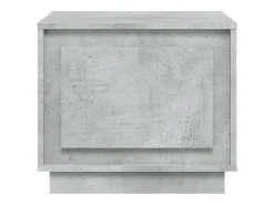 Mesa De Centro| Mesa de centro | Mesa de apoio 51x50x44 cm derivados de madeira cinza cimento Cinzento