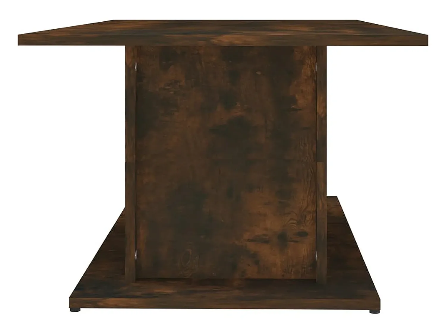 Mesa De Centro| Mesa de centro | Mesa de apoio 102x55.5x40 cm derivados madeira carvalho fumado Castanho