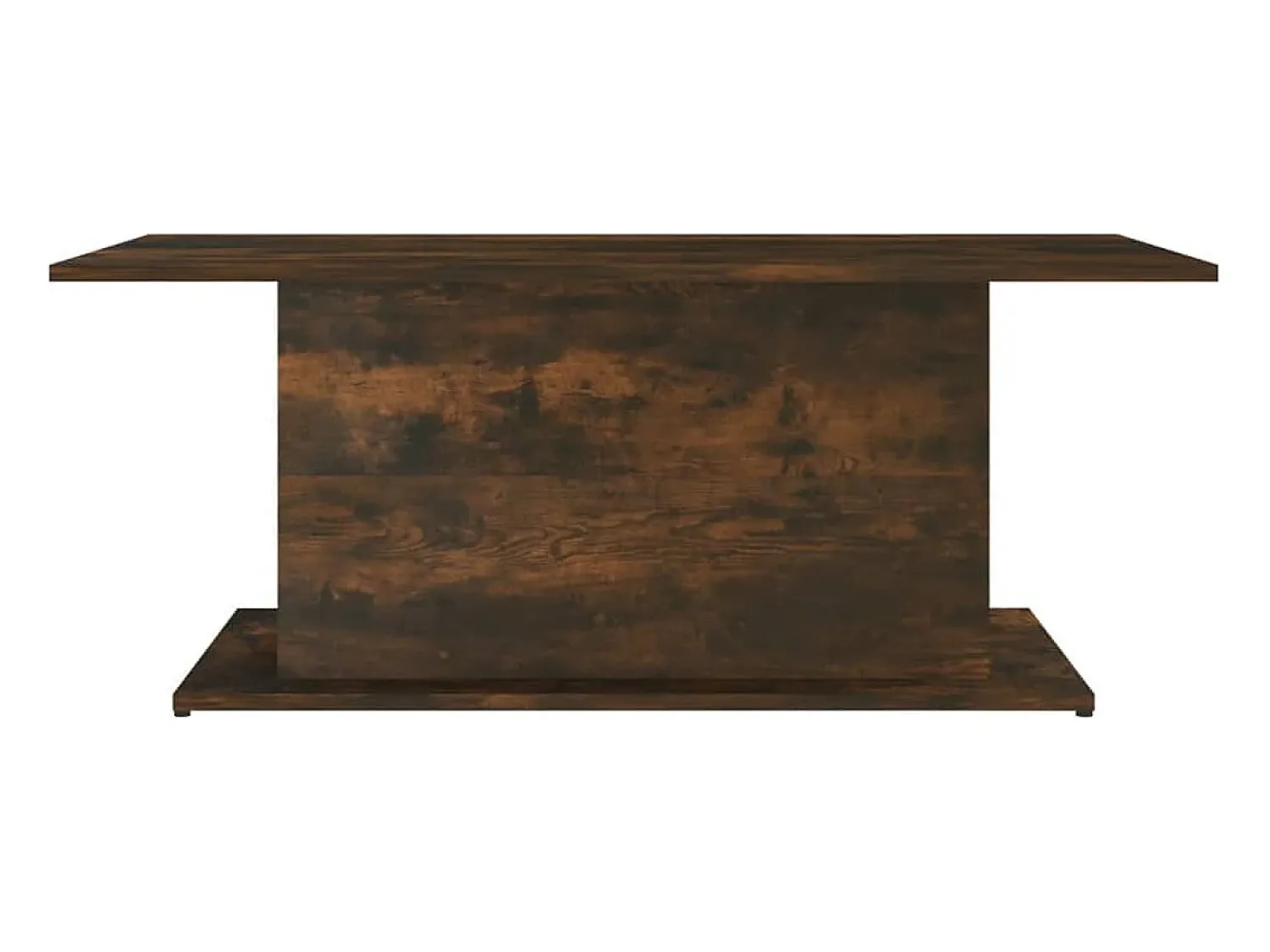 Mesa De Centro| Mesa de centro | Mesa de apoio 102x55.5x40 cm derivados madeira carvalho fumado Castanho