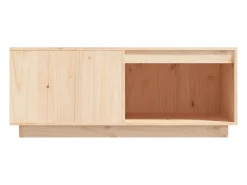 Mesa de centro | Mesa de apoio | Mesa de café 100x101x40.5 cm madeira de pinho maciça^ Mesa De Centro