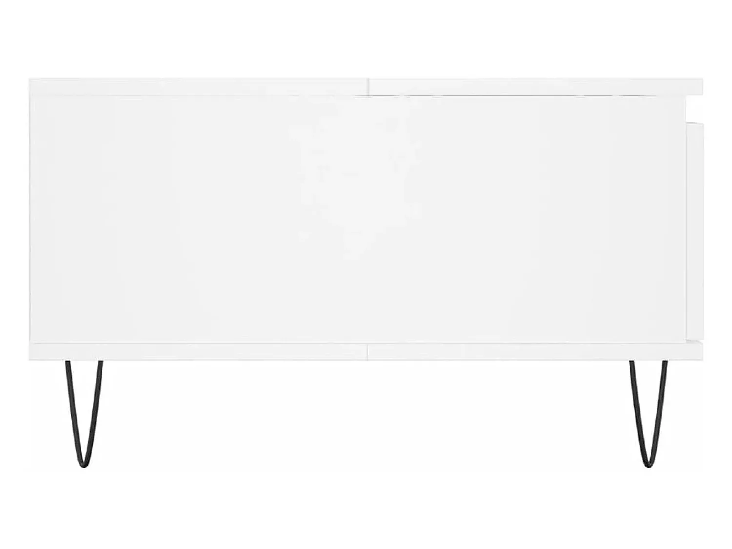 Mesa de centro | Mesa de apoio 90x60x35 cm derivados de madeira Branco