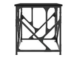 Mesa De Centro| Mesa de centro | Mesa de apoio 45x45x47.5 cm derivados de madeira Preto