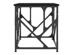 Mesa De Centro| Mesa de centro | Mesa de apoio 45x45x47.5 cm derivados de madeira Preto