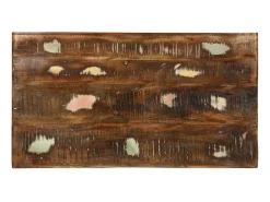 Mesa de centro | Mesa de apoio | Mesa de café 90x50x35 cm Madeira recuperada maciça^ Mesa De Centro